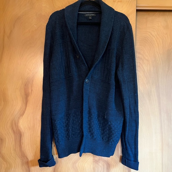 Banana Republic Factory Sweaters Mens Navy Cardigan Sweater Poshmark